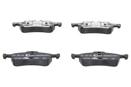 Set plăcuțe frână ATE din ceramică, spate , pentru: MINI (R50, R53), (R52) 1.4D/1.6/3.8 09.87-07.08 3