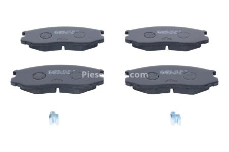 Set plăcuțe frână ATE, față , pentru: MITSUBISHI COLT V, LANCER VI, MIRAGE V, TREDIA 1.3-2.0 10.86-09.03 3