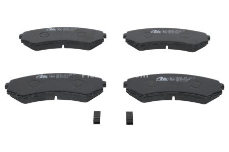 Set plăcuțe frână ATE, față , pentru: MITSUBISHI ECLIPSE III, ENDEAVOR, GRANDIS, PAJERO CLASSIC, PAJERO II, PAJERO III, PAJERO IV, PAJERO SPORT I, PAJERO SPORT II 2.0D-3.8 08.98- 3