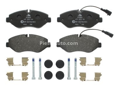 Set plăcuțe frână ATE, față , pentru: NISSAN CABSTAR, NT400 CABSTAR; RVI MAXITY 2.5D/3.0D 09.06-
