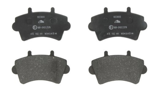 Set plăcuțe frână ATE, față , pentru: NISSAN INTERSTAR; OPEL MOVANO A; RENAULT MASTER II 1.9D-3.0D 07.98-