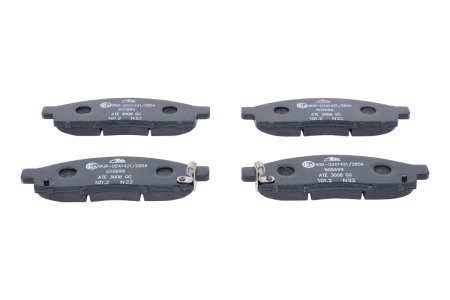 Set plăcuțe frână ATE, față , pentru: NISSAN NV200, NV200 / EVALIA 1.5D/1.6/Electric 02.10-