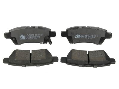 Set plăcuțe frână ATE, spate  , pentru: NISSAN NP300 NAVARA, PATHFINDER III, XTERRA 2.5D/3.0D/4.0 10.04-