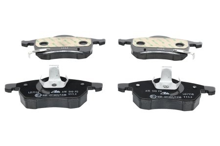 Set plăcuțe frână ATE din ceramică, față , pentru: OPEL ASTRA G, ASTRA G/KOMBI, ZAFIRA A 1.6-2.2D 02.98-03.08 3