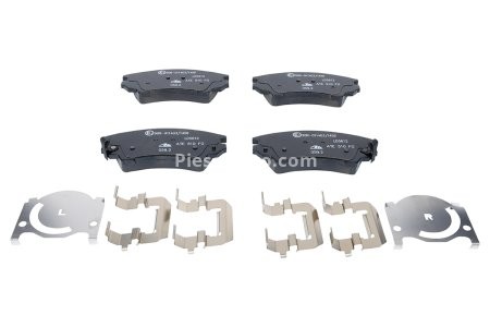 Set plăcuțe frână ATE din ceramică, față (cu accesorii), pentru: OPEL ASTRA J, ASTRA J GTC, CASCADA, INSIGNIA A, INSIGNIA A COUNTRY, ZAFIRA C; SAAB 9-5 1.3D-6.2 07.08- 3