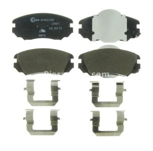 Set plăcuțe frână ATE din ceramică, față (cu accesorii), pentru: OPEL INSIGNIA A, INSIGNIA A COUNTRY; RENAULT KANGOO; SAAB 9-5 1.2-2.8 06.01-