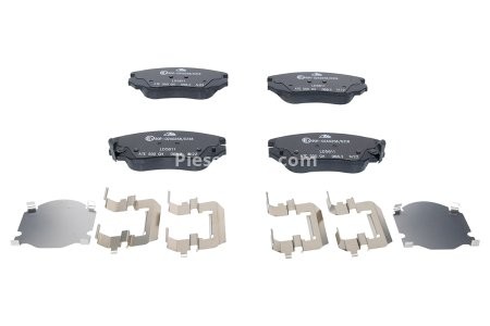 Set plăcuțe frână ATE din ceramică, față (cu accesorii), pentru: OPEL INSIGNIA A, INSIGNIA A COUNTRY; RENAULT KANGOO; SAAB 9-5 1.2-2.8 06.01- 3