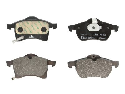 Set plăcuțe frână ATE, față , pentru: OPEL ASTRA G, ASTRA G/KOMBI, ZAFIRA A 1.6-2.2D 02.98-03.08