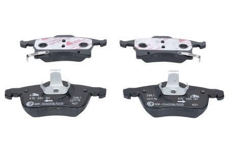 Set plăcuțe frână ATE din ceramică, față , pentru: OPEL ADAM, ASTRA H, ASTRA H CLASSIC, ASTRA H GTC, ASTRA H/KOMBI, COMBO TOUR, COMBO/MINIVAN, CORSA C, CORSA C/HATCHBACK, CORSA D 1.0-2.2 10.01- 3