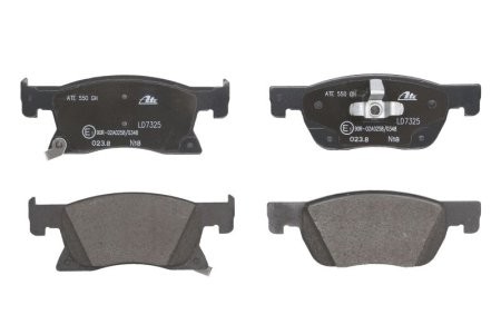 Set plăcuțe frână ATE din ceramică, față , pentru: OPEL ASTRA K, ASTRA K/KOMBI 1.0-1.6D 06.15-