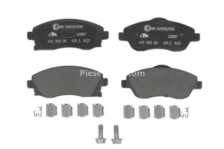 Set plăcuțe frână ATE din ceramică, față , pentru: OPEL COMBO TOUR, COMBO/MINIVAN, CORSA C, CORSA C/HATCHBACK, MERIVA A, TIGRA 1.0-1.8 09.00-