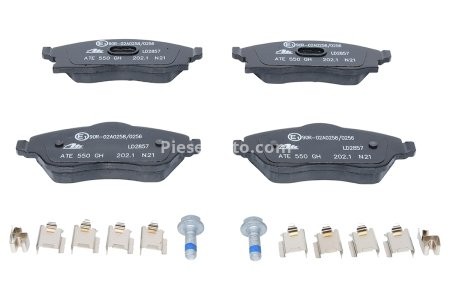 Set plăcuțe frână ATE din ceramică, față , pentru: OPEL COMBO TOUR, COMBO/MINIVAN, CORSA C, CORSA C/HATCHBACK, MERIVA A, TIGRA 1.0-1.8 09.00- 3