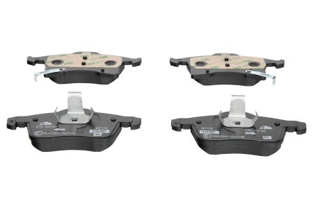 Set plăcuțe frână ATE, față , pentru: OPEL ADAM, ASTRA H, ASTRA H CLASSIC, ASTRA H GTC, ASTRA H/KOMBI, COMBO TOUR, COMBO/MINIVAN, CORSA C, CORSA C/HATCHBACK, CORSA D, CORSA E 1.0-2.2 10.01- 3
