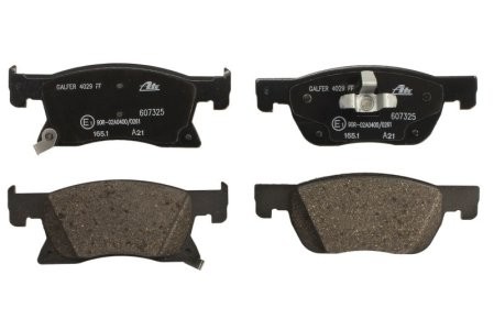 Set plăcuțe frână ATE, față , pentru: OPEL ASTRA K, ASTRA K/KOMBI 1.0-1.6D 06.15-
