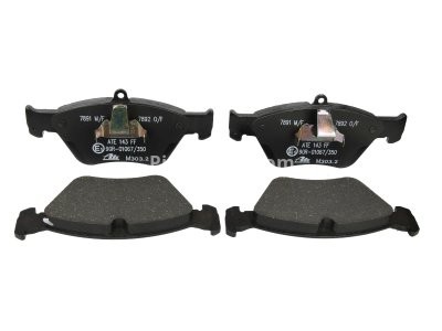 Set plăcuțe frână ATE, față , pentru: OPEL CALIBRA A, OMEGA B, VECTRA A; SAAB 900 II 2.0/2.3/2.5 08.91-12.00