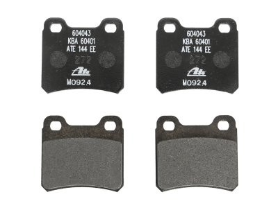 Set plăcuțe frână ATE, spate  , pentru: OPEL ASTRA F, CALIBRA A, KADETT E, VECTRA A; SAAB 900 II 1.7D-2.5 09.84-03.01