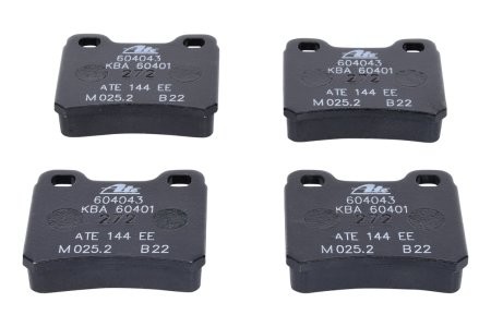 Set plăcuțe frână ATE, spate  , pentru: OPEL ASTRA F, CALIBRA A, KADETT E, VECTRA A; SAAB 900 II 1.7D-2.5 09.84-03.01 3