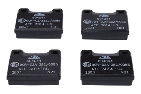 Set plăcuțe frână ATE, spate  , pentru: VOLVO C70 I, S70, V70 I; OPEL REKORD D 1.9-2.5D 03.75-10.05 3