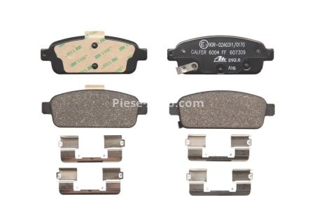 Set plăcuțe frână ATE, spate  (cu accesorii), pentru: OPEL AMPERA, ASTRA J, ASTRA J GTC, CASCADA, MOKKA / MOKKA X, ZAFIRA C 1.3D-2.0D 09.09-