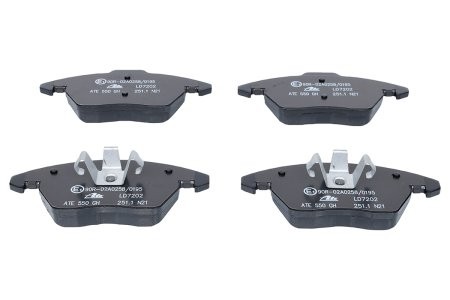 Set plăcuțe frână ATE din ceramică, față , pentru: PEUGEOT 208 I, 208/HATCHBACK, 3008, 308 I, 308 I/KOMBI, RCZ 1.0-2.0DH 09.07-12.19 3
