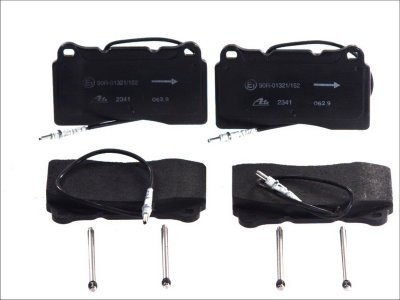 Set plăcuțe frână ATE, față (cu accesorii), pentru: PEUGEOT 607 2.2/3.0 02.00-08.05