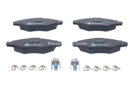 Set plăcuțe frână ATE, față (cu șuruburi ghidare etrier), pentru: PEUGEOT 206, 206+, 306, 306/HATCHBACK 1.1-1.9D 04.93- 3