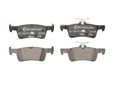 Set plăcuțe frână ATE, spate  , pentru: PEUGEOT 308 II, 308 II/KOMBI, 308/HATCHBACK 1.2-2.0D 09.13-06.21