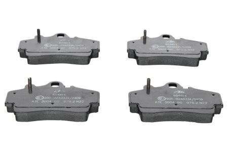 Set plăcuțe frână ATE, față , pentru: PORSCHE BOXSTER 2.5/2.7 09.96-12.04 3