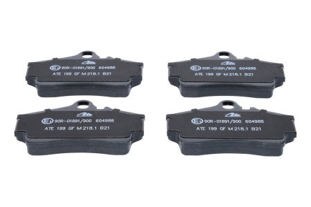 Set plăcuțe frână ATE, spate  , pentru: PORSCHE 911, 911 TARGA, BOXSTER, BOXSTER SPYDER, CAYMAN 2.5-3.6 09.96-05.12 3