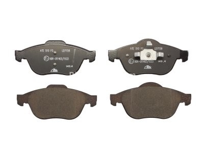 Set plăcuțe frână ATE din ceramică, față , pentru: RENAULT ESPACE IV, LAGUNA II, VEL SATIS 1.9D-3.5 03.01-
