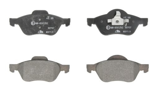Set plăcuțe frână ATE, față , pentru: RENAULT LAGUNA II 1.6-2.0 03.01-12.07
