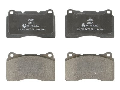 Set plăcuțe frână ATE, față , pentru: VOLVO S60 I, V70 II; RENAULT MEGANE III 2.0/2.5 01.03-
