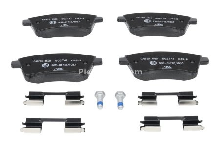 Set plăcuțe frână ATE, față (cu accesorii; cu șuruburi ghidare etrier), pentru: RENAULT KANGOO BE BOP, KANGOO EXPRESS, KANGOO II 1.2-Electric 02.08- 3