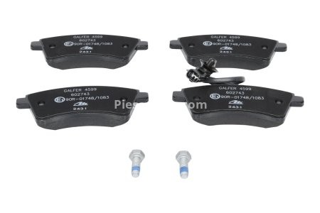Set plăcuțe frână ATE, față (cu șuruburi ghidare etrier), pentru: RENAULT KANGOO BE BOP, KANGOO EXPRESS, KANGOO II 1.2-Electric 02.08- 3