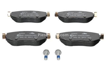 Set plăcuțe frână ATE, față (cu șuruburi ghidare etrier), pentru: RENAULT MEGANE IV 1.0-1.6 11.15- 3