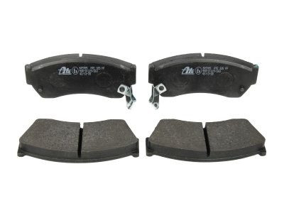 Set plăcuțe frână ATE, față , pentru: SUBARU JUSTY II; SUZUKI ALTO IV, ALTO V, CAPPUCCINO, SWIFT, SWIFT I, SWIFT II; TATA INDICA, INDIGO, INDIGO MARINA 0.7-1.6 10.83-