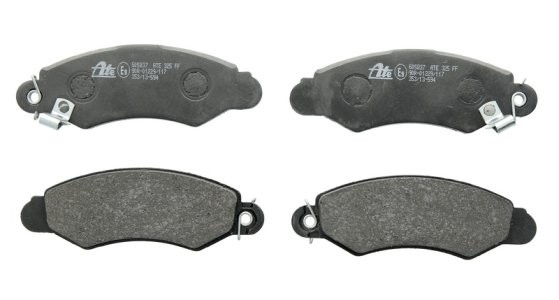 Set plăcuțe frână ATE, față , pentru: SUBARU JUSTY II; SUZUKI SWIFT II 1.0/1.3/1.6 03.89-12.05