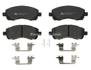 Set plăcuțe frână ATE, față (cu accesorii), pentru: SUBARU IMPREZA, LEGACY II, LEGACY III 1.6/2.0/2.2 08.92-06.09