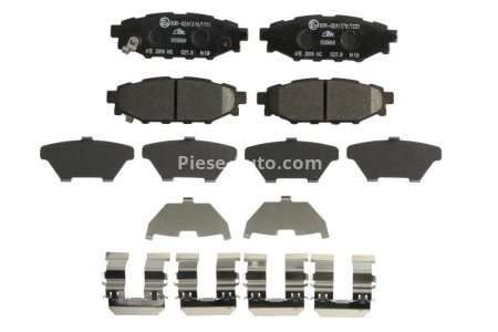 Set plăcuțe frână ATE, spate  , pentru: SUBARU BRZ, FORESTER, IMPREZA, LEGACY IV, LEGACY V, OUTBACK, WRX, XV; TOYOTA GT 86 1.5-3.6 09.03-