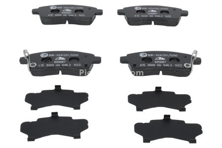 Set plăcuțe frână ATE, față , pentru: SUZUKI IGNIS III, SWIFT V 1.2/1.2H 10.16- 3