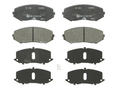 Set plăcuțe frână ATE, față (cu un tampon de amortizare), pentru: SUZUKI GRAND VITARA I, GRAND VITARA II 1.6-3.2 03.98-
