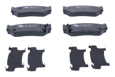 Set plăcuțe frână ATE, față (cu un tampon de amortizare), pentru: SUZUKI GRAND VITARA I, JIMNY 1.5D/1.6/2.0 03.98- 3