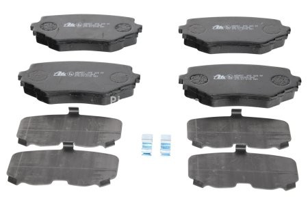 Set plăcuțe frână ATE, față (cu un tampon de amortizare), pentru: SUZUKI GRAND VITARA I, VITARA, XL-7 1.9D-2.7 12.94-08.06 3