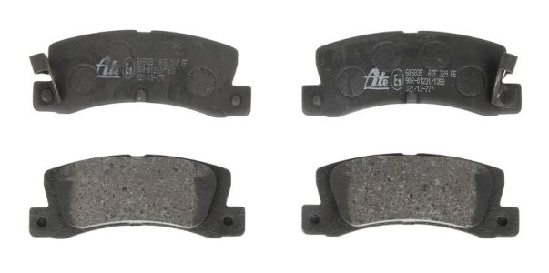 Set plăcuțe frână ATE, spate  , pentru: TOYOTA AVENSIS, CAMRY, CARINA E VI, CARINA V, CELICA, COROLLA, COROLLA FX, COROLLA/KOMBI, HARRIER, SOLARA 1.3-3.0 10.82-