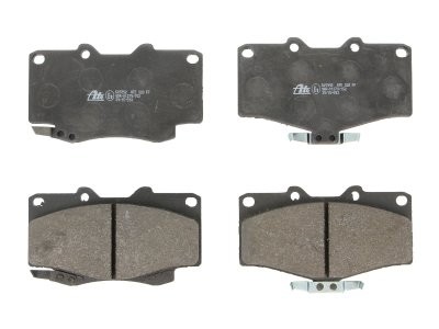 Set plăcuțe frână ATE, față , pentru: TOYOTA 4 RUNNER III, HILUX V, HILUX VI, LAND CRUISER, LAND CRUISER 90 2.4-4.2D 11.84-