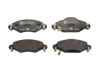 Set plăcuțe frână ATE, față , pentru: TOYOTA IST, YARIS, YARIS VERSO 1.0-1.5 04.99-07.07