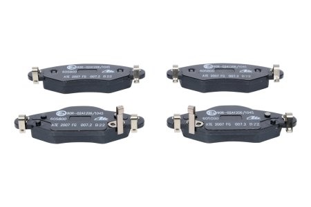 Set plăcuțe frână ATE, față , pentru: TOYOTA IST, YARIS, YARIS VERSO 1.0-1.5 04.99-07.07 3