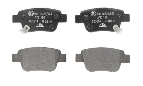 Set plăcuțe frână ATE, spate  , pentru: TOYOTA AVENSIS, COROLLA VERSO, PREVIA, PREVIA III 1.6-3.5 03.03-