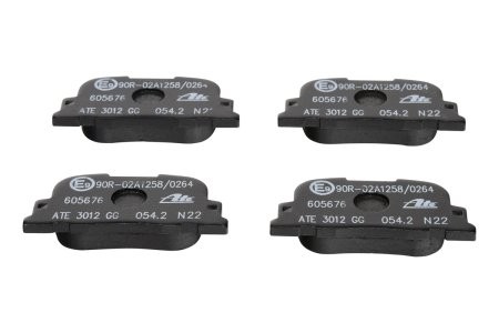 Set plăcuțe frână ATE, spate  , pentru: TOYOTA CALDINA, CAMRY, OPA, PRIUS 1.5H-3.0 08.96-12.09 3
