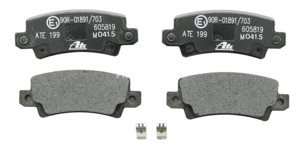 Set plăcuțe frână ATE, spate  , pentru: TOYOTA COROLLA 1.3-2.0D 10.01-03.08